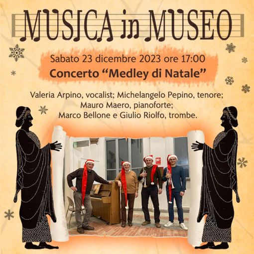 Alba, concerto "Medley di Natale" al Museo civico "Federico Eusebio" Alba, concerto "Medley di Natale" al Museo civico "Federico Eusebio"