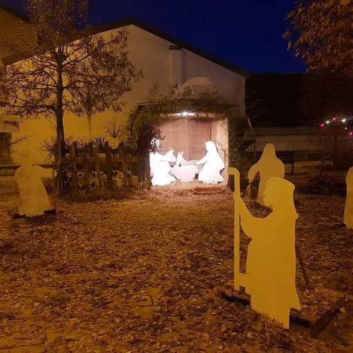 Il presepe statico allestito negli anni della pandemia a Bandito