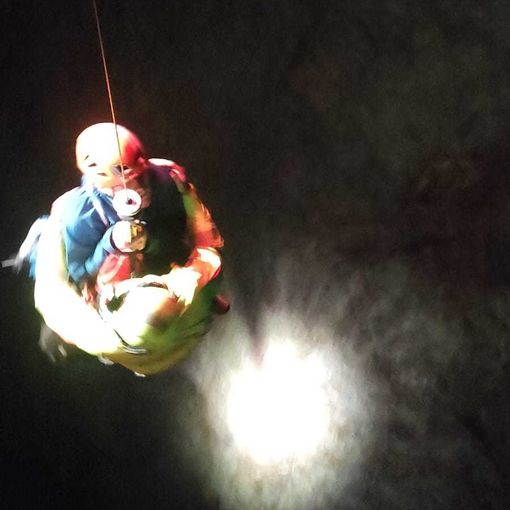 Soccorsi alpinisti inglesi bloccati su cresta Sigismondi in valle Gesso [VIDEO]