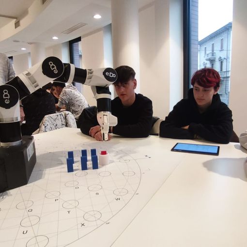 Formazione 'robotica' dei salesiani di Fossano al Rondò dei Talenti