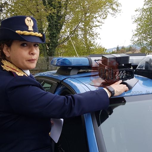 Sara Mancinelli, dirigente della sezione Polizia stradale di Cuneo