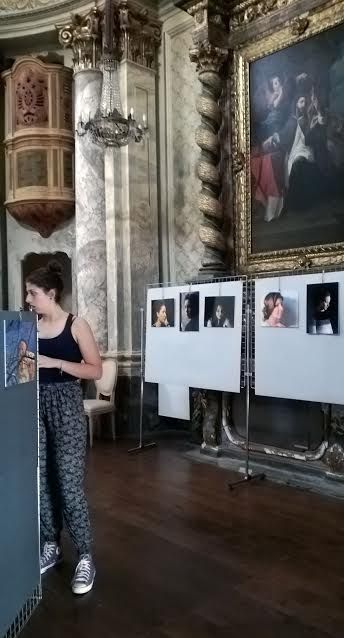 Saluzzo, Croce Nera l'allestimento dei mostra I nostri passi Saluzzo, Croce Nera l'allestimento dei mostra I nostri passi
