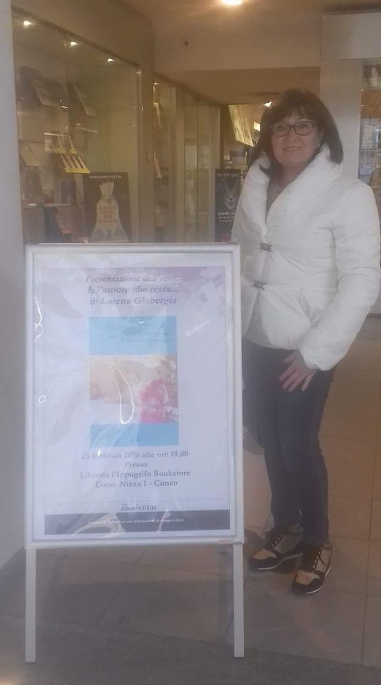 All'Ippogrifo di Cuneo la presentazione del libro "E' l'amore che resta" di Lorena Giubergia