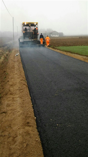 A Caramagna l'Anas finanzia l'asfaltatura delle strade