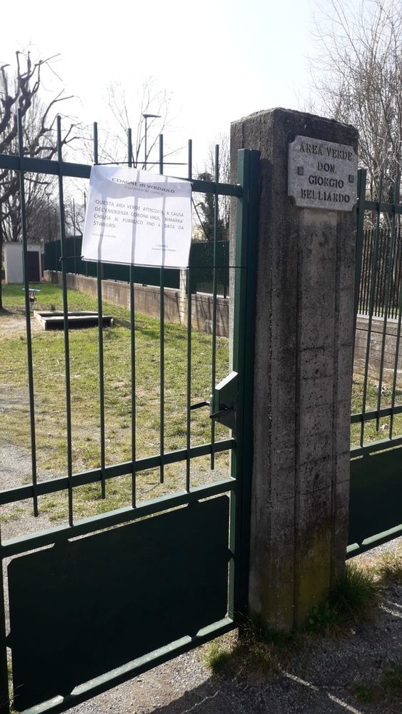 Verzuolo, il parco resta chiuso