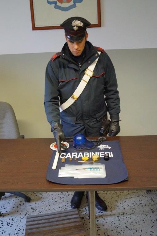 Costigliole Saluzzo: i carabinieri sequestrano 6 grammi di MDMA a un giovane del luogo