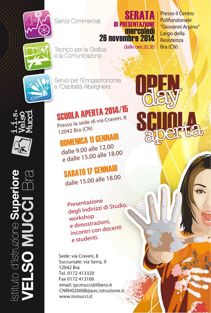 Bra: tre indirizzi per il tuo futuro al Velso Mucci