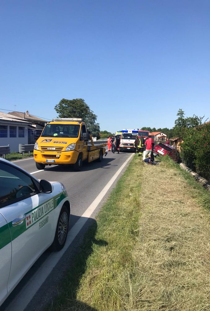 La foto dell'incidente