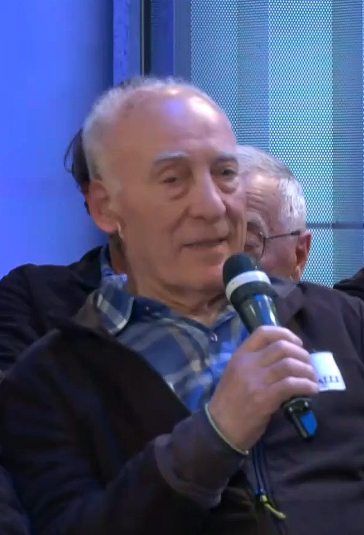 Renzo Scarano durante una intervista di PrimAntenna