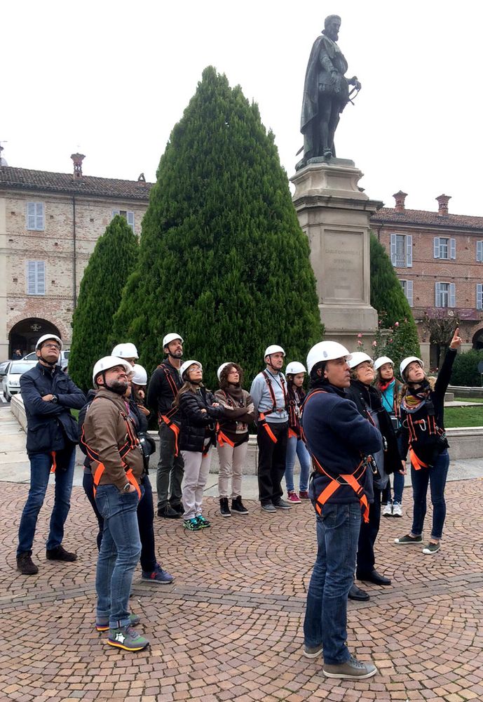 Vicoforte Mondovì: anche un gruppo di soci e clienti BAM ha scalato il Santuario Vicoforte Mondovì: anche un gruppo di soci e clienti BAM ha scalato il Santuario