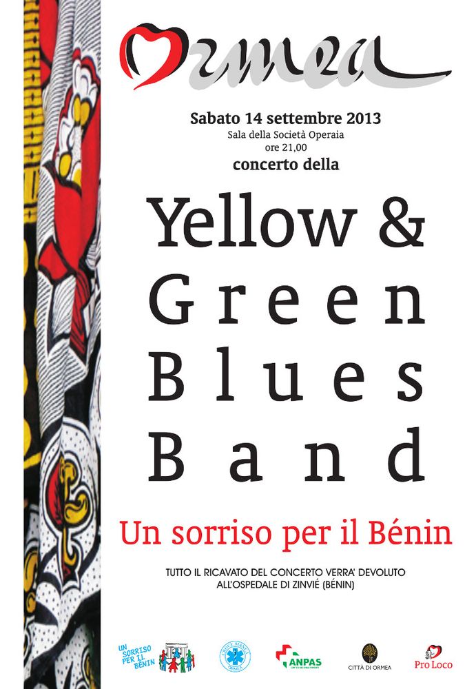Ormea, sabato 14 settembre un concerto per il Benin