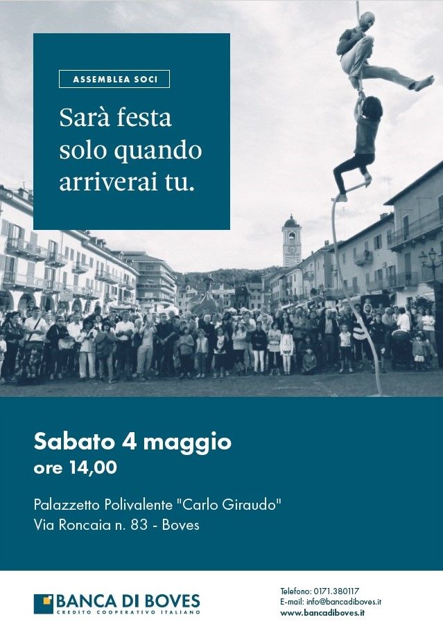 Assemblea annuale dei soci per la Banca di Boves, che festeggia 135 anni