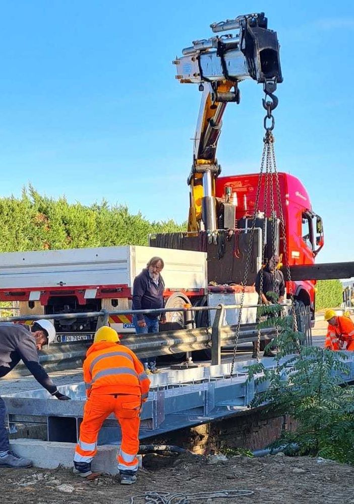 Gli ultimi lavori alla pista ciclabile che collega Alba a Grinzane Cavour sono iniziati da pochi giorni