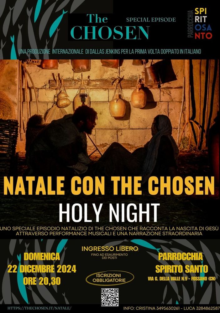 A Fossano lo speciale natalizio con la proiezione di &quot;The Chosen&quot;