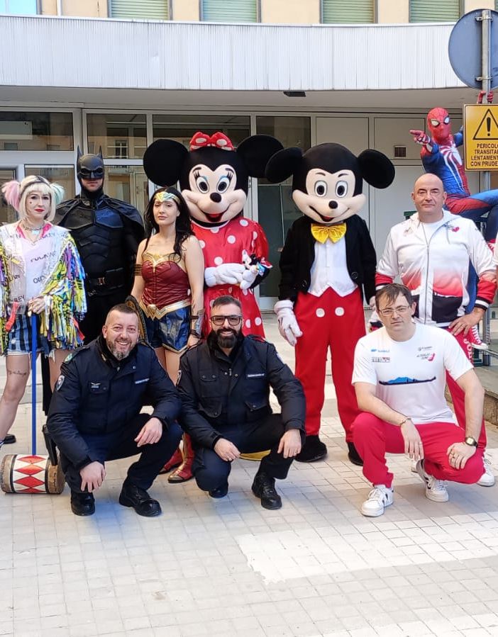 Cuneo, in pediatria al Santa Croce la nuova visita di Minnie, Topolino e i supereroi