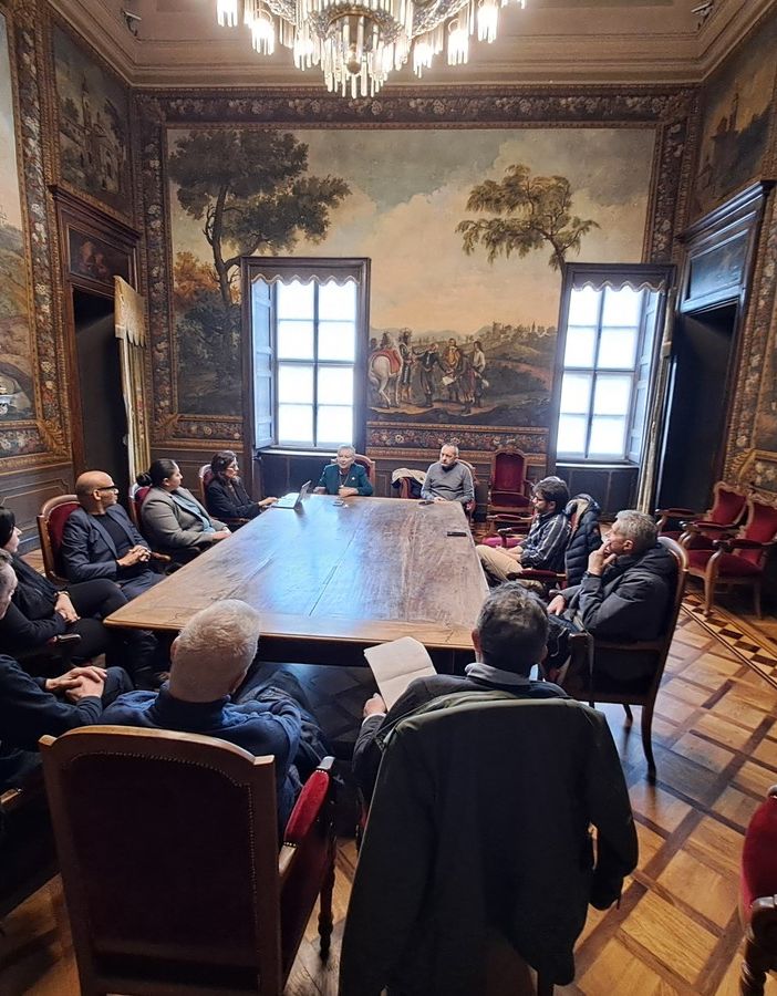 Un momento dell'incontro tenuto ieri in sala Giunta