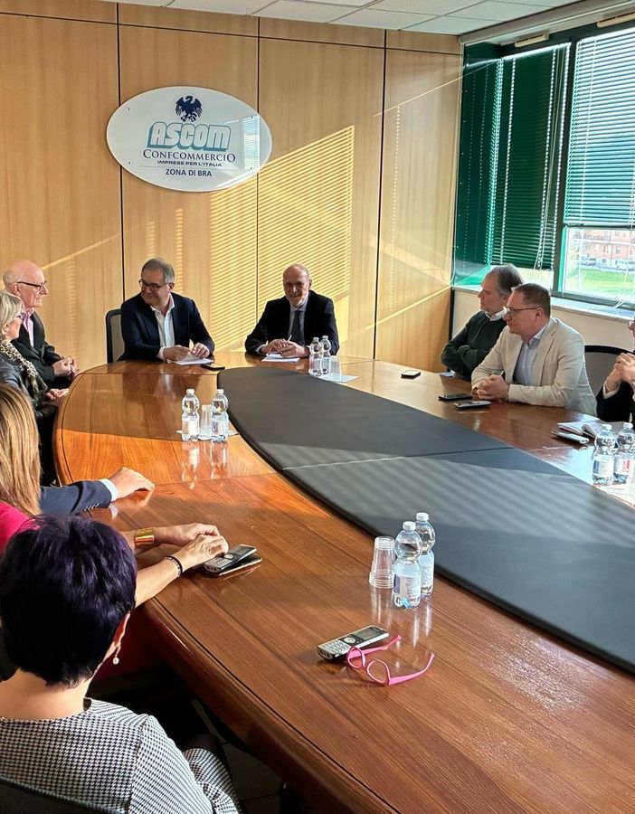 Visita braidese per l'assessore regionale Gallo, all'Ascom per discutere di servizi e programmazione territoriale