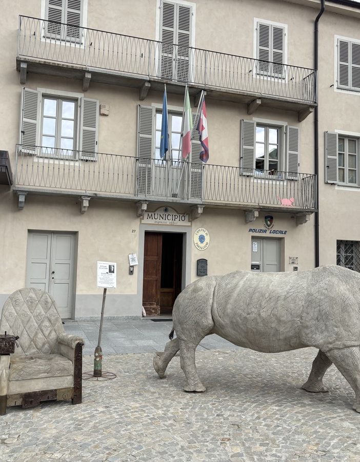 Il dittico di Franco Sebastiano Alessandria a Farigliano