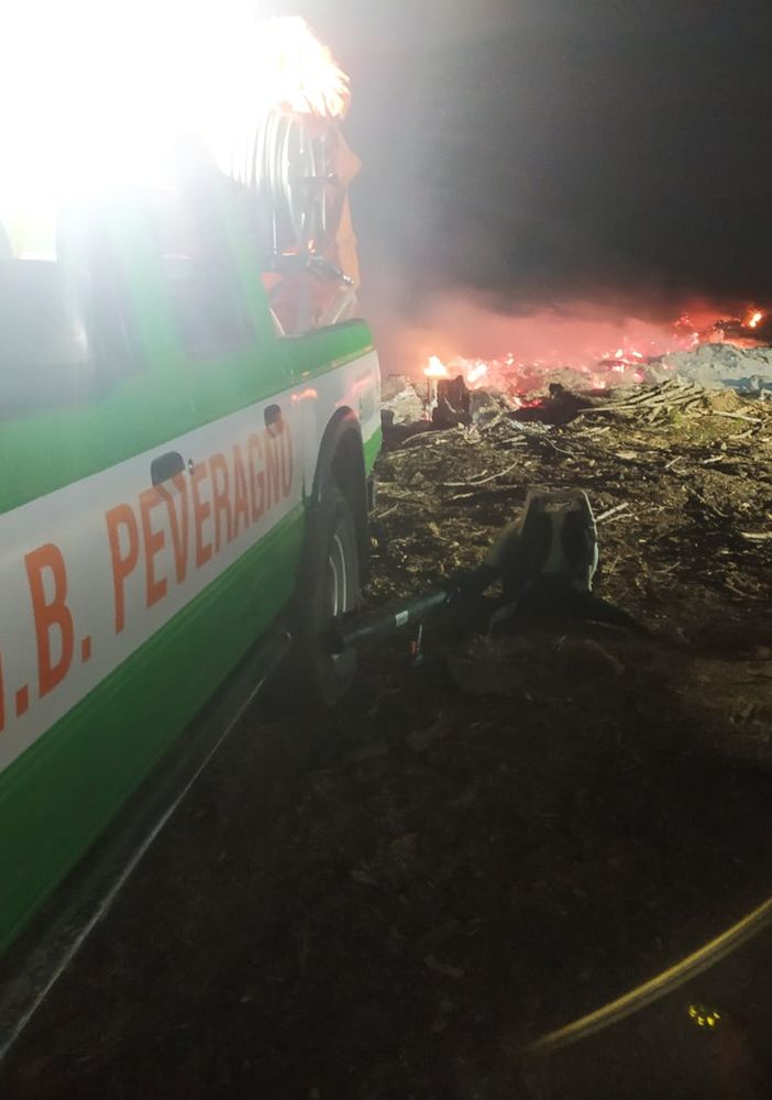 Incendio boschivo a Fontanelle di Boves, intervengono Aib e vigili del fuoco