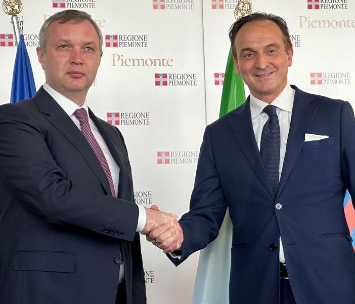 Yaroslav Melnyk e Alberto Cirio