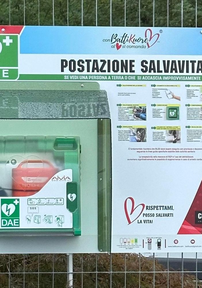 Installato un nuovo DAE a Tarantasca