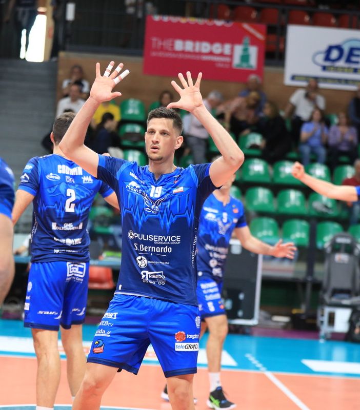 Marin Dukic nella partita con Pineto (Foto: Margherita Leone)