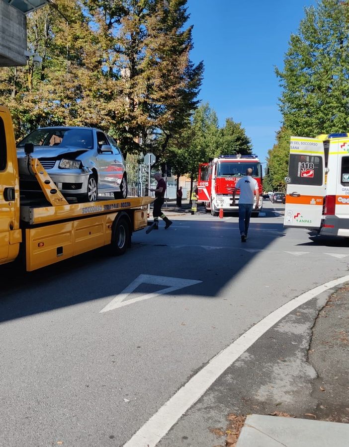 L'incrocio teatro dell'incidente verificatosi poco prima delle 15