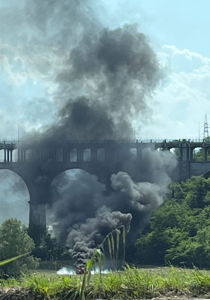 Cuneo: a fuoco un trattore alle Basse di Stura