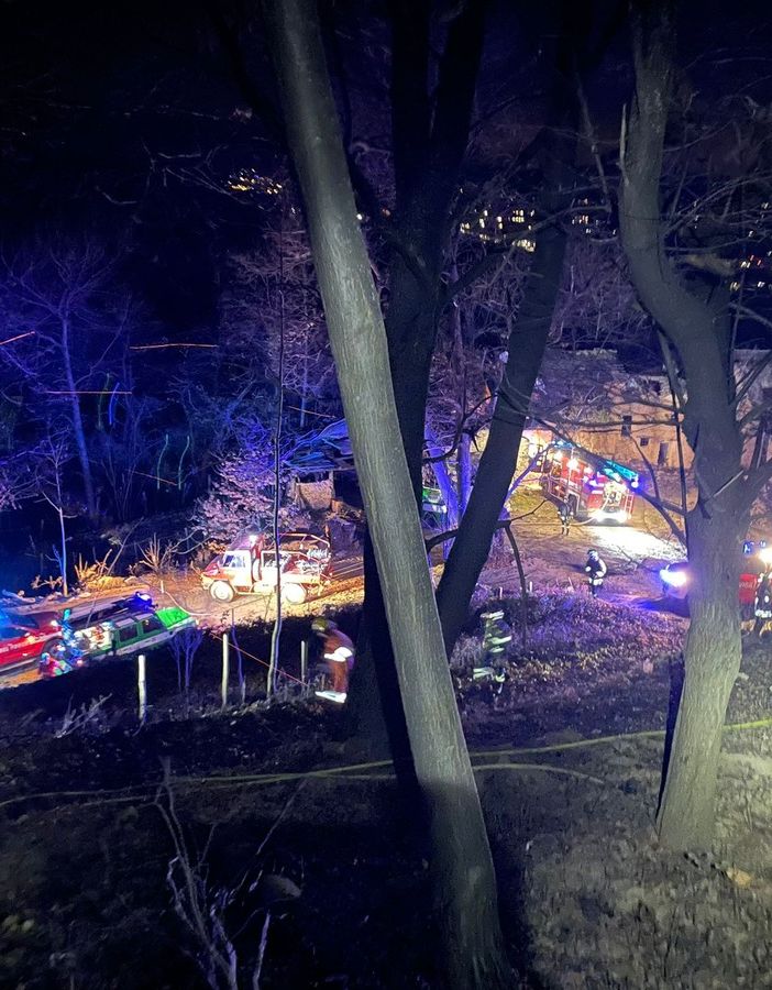 Nella notte a fuoco un bosco a Cervasca: AIB e vigili del fuoco sul posto