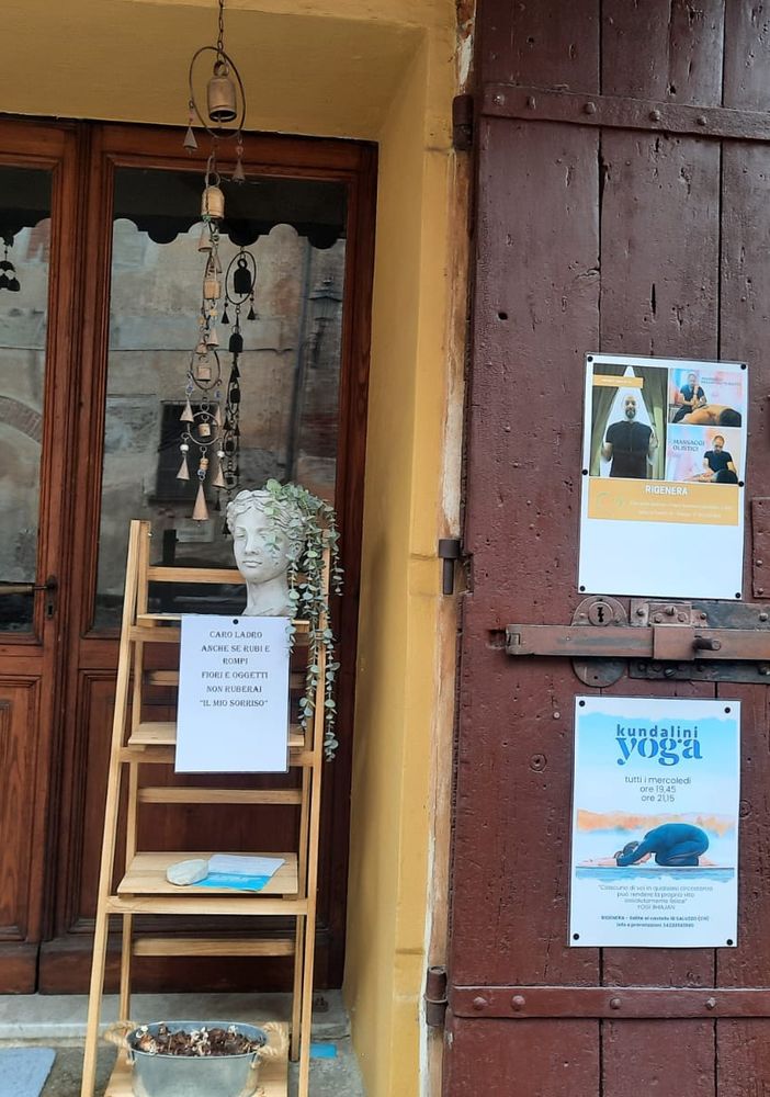 Il negozio Rigenera a Saluzzo