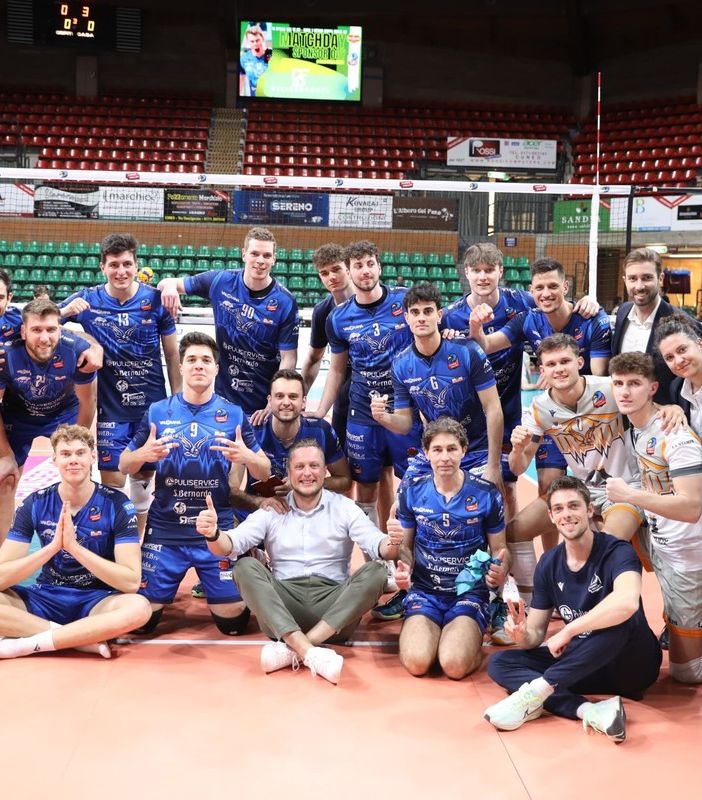 Volley A2M. Cuneo rialza la testa: 3-0 su Pineto in gara-1 degli Ottavi di Coppa Italia