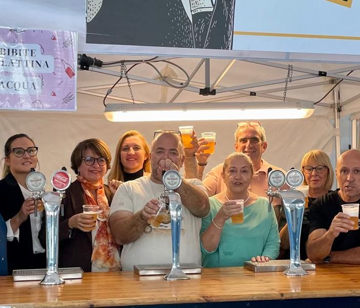 Prima spillatura alla Beertello Fest di Borgo San Dalmazzo
