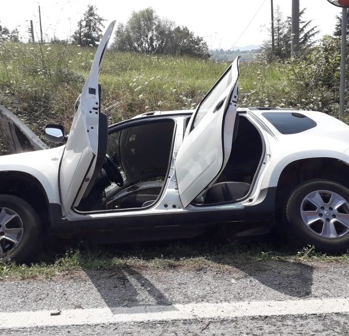 L'auto coinvolta nell'incidente