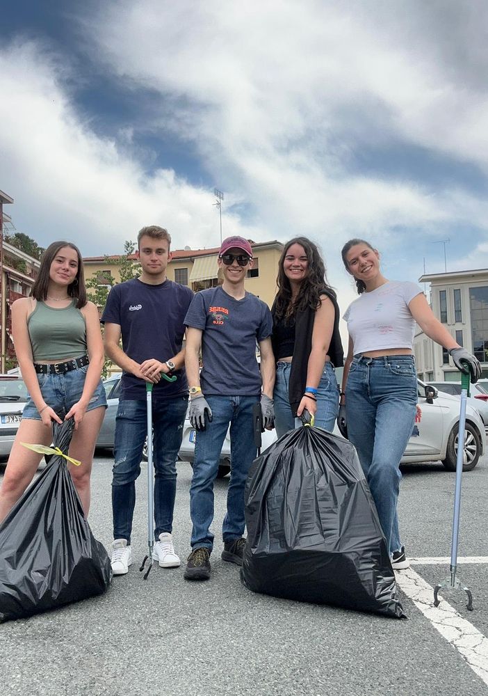 Giovani Rotarac Monviso e Interac Saluzzo impegnati nella pulizia di aree verdi a Saluzzo