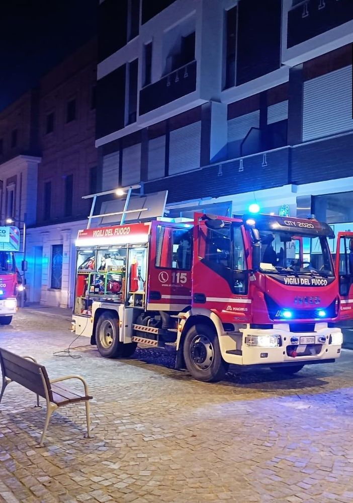 Incendio in uno scantinato in via XX Settembre a Cuneo
