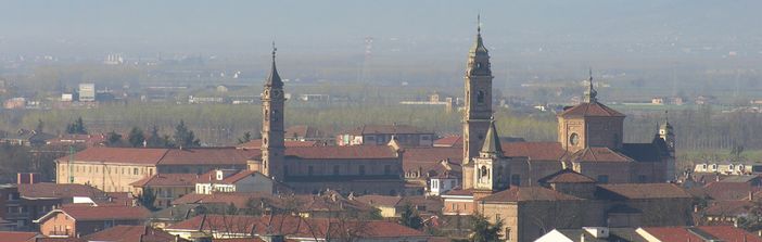 Una vista di Racconigi dal sito del comune