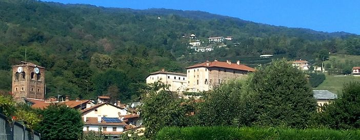 Veduta di Piasco, immagine di repertorio Veduta di Piasco, immagine di repertorio