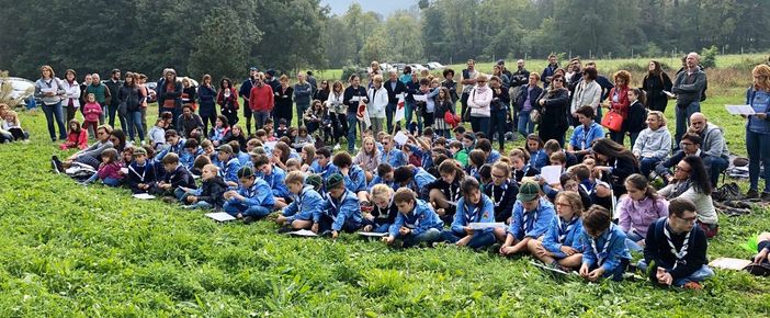 Il gruppo Agesci «Saluzzo 1» nell'evento a Sanfront