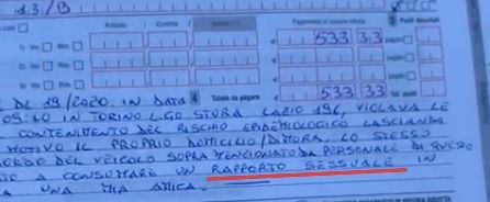 Un frame del video che sta circolando