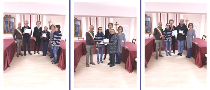 Premiati i balconi fioriti di Venasca