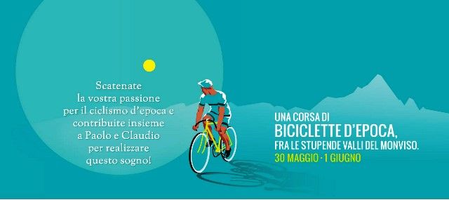 Partito il crowdfunding per “La scatenata”, la cicloturistica in biciclette d’epoca che si corre sulle strade del Monviso