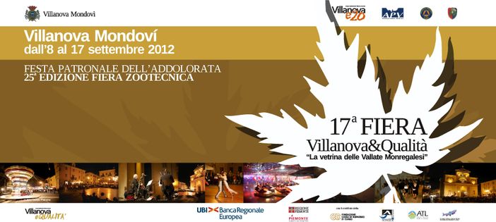 "Villanova&amp;Qualità" torna dall’8 al 17 settembre