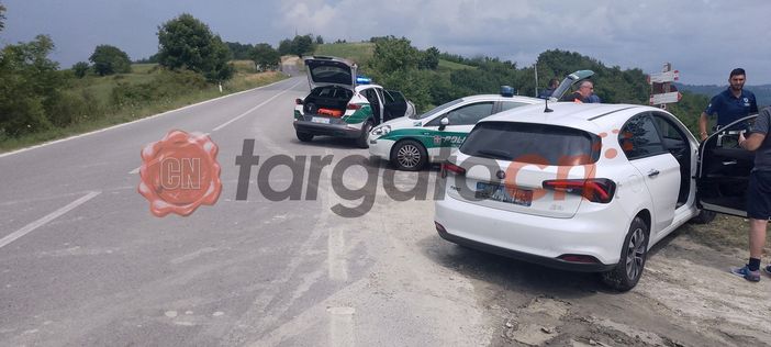 Incidente stradale sulla SP32 a Murazzano: moto si scontra con auto