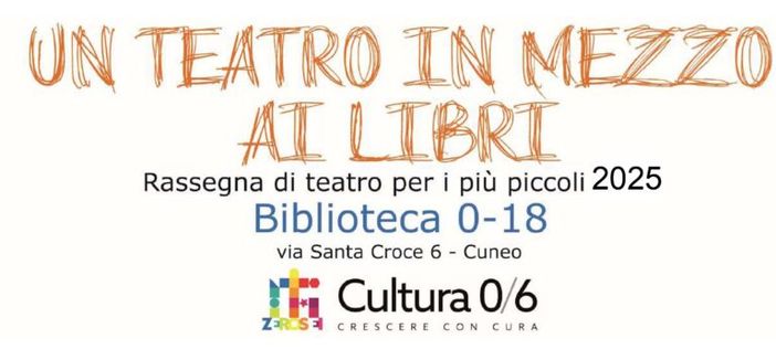 A Cuneo la rassegna "Un Teatro in Mezzo ai Libri": direzione artistica della Compagnia Il Melarancio