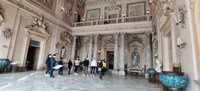 Interessante lezione di Storia al Castello di Racconigi per gli studenti dell’Arimondi Eula