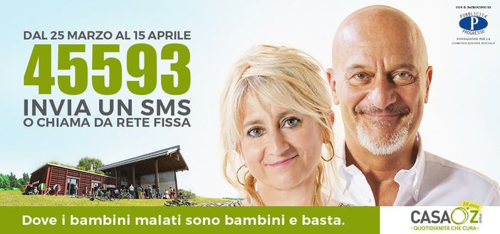 Sostenere le famiglie che devono affrontare la mobilità sanitaria: parte la raccolta fondi con il numero solidale 45593 a sostegno di CasaOz Sostenere le famiglie che devono affrontare la mobilità sanitaria: parte la raccolta fondi con il numero solidale 45593 a sostegno di CasaOz