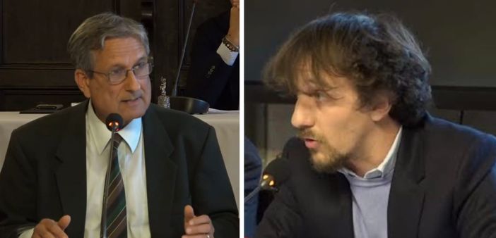 Da sinistra il sindaco di Savigliano Antonello Portera e il consigliere di minoranza Paolo Tesio (gruppo "Spazio Savigliano")