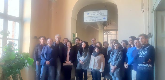 Saluzzo, il gruppo di firmatari del NetWork Monviso Saluzzo, il gruppo di firmatari del NetWork Monviso