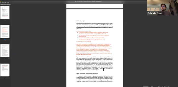 Cuneo: la consulta giovanile punta ad aumentare l'età massima dei propri rappresentanti a 35 anni