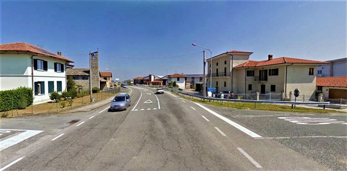 L'incrocio a Morra San Martino, dove sorgerà la rotonda L'incrocio a Morra San Martino, dove sorgerà la rotonda